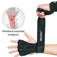 Унизани ръкавици за вдигане на тежести Пълна защита за издърпване на фитнес тежест вдигане на тежест