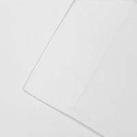Супериорен 3-Граф ГСМ бял+Ф памучен фланел лист комплект, Двоен КСЛ