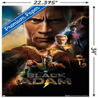 Филм на комикси Black Adam - Group One Slit Poster, 22.375 34