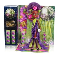 Фризьорски салони за Абитуриентски бал перфектни модни кукли, Кайли, черна и лилава коса, детски играчки за възрасти, подаръци и подаръци