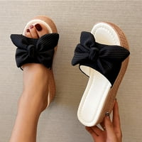 Жените сандали обвързват дебели подценени клинове Небрежни сандали Модни обувки Zapatos