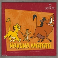 Disney The Lion King - Akuna Matata Wall Poster, 14.725 22.375