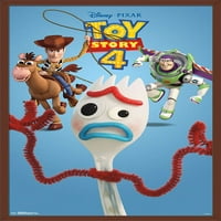 История на играчките на Disney Pixar - Trio Wall Poster, 22.375 34